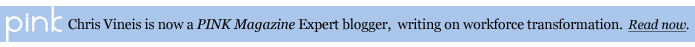 Chris Vineis is now a Pink Magazine Blogger